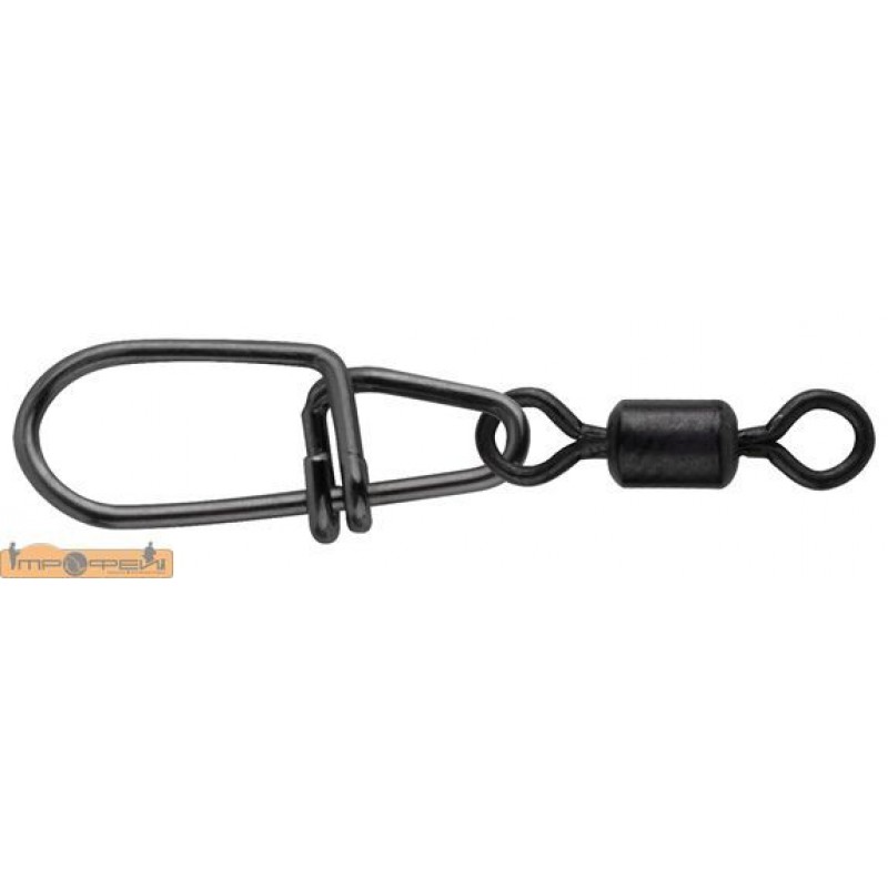 Карабин с вертлюгом SPRO MATTE BLACK SECURE SNAP+RG SWIVEL Size 2+7/22кг/5шт. Карабин с вертлюгом SPRO MATTE BLACK SECURE SNAP+RG SWIVEL Size 2+7/22кг/5шт.